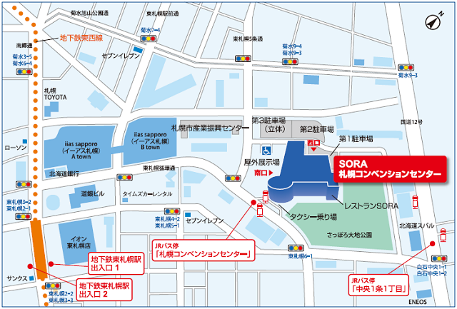 会場周辺図